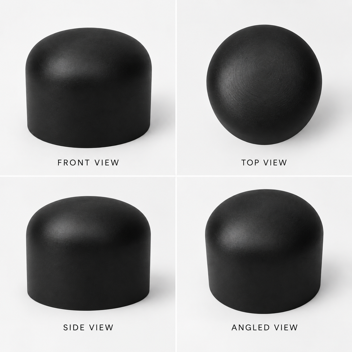 Open Crown Style 52 Hat Block – Professional Millinery Block in PETG