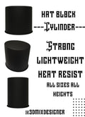 Cilindro Hat Block  for hat maker all 3d printed all Height. All size 55-62