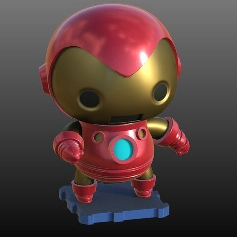 File Digitale 3D di Iron Man - Kit Stampabile in PLA - Modelli e Spiegazioni
