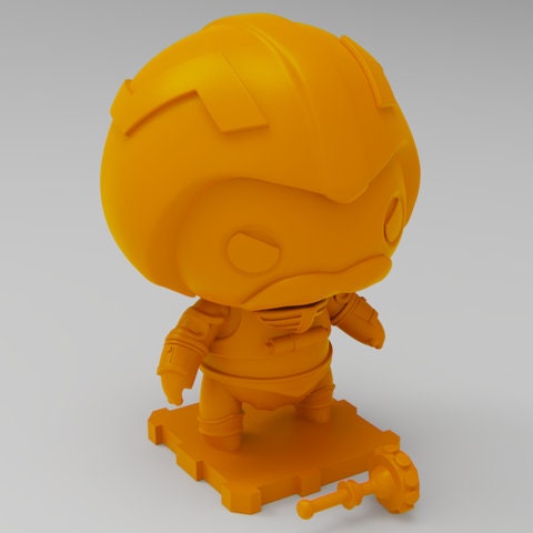 File Digitale Personaggio 3D Duncan - Master of the Universe - Kit Stampa PLA