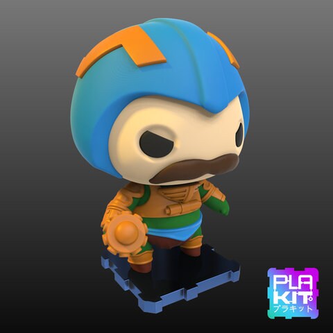 File Digitale Personaggio 3D Duncan - Master of the Universe - Kit Stampa PLA