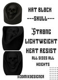 Hat block Skull Style Forme Artigianali per Cappelli Unici e Personalizzati hat block
