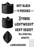 Mad hatter 4 pinches Forme Artigianali per Cappelli Unici e Personalizzati hat block