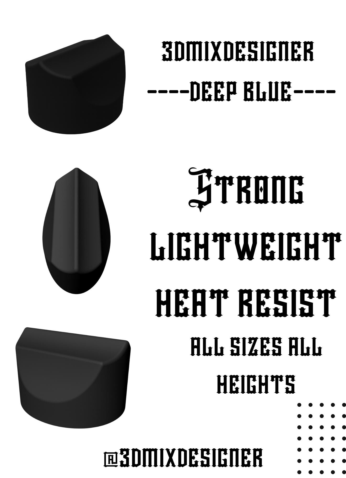 Mad hatter Deep Blue Forme Artigianali per Cappelli Unici e Personalizzati hat block