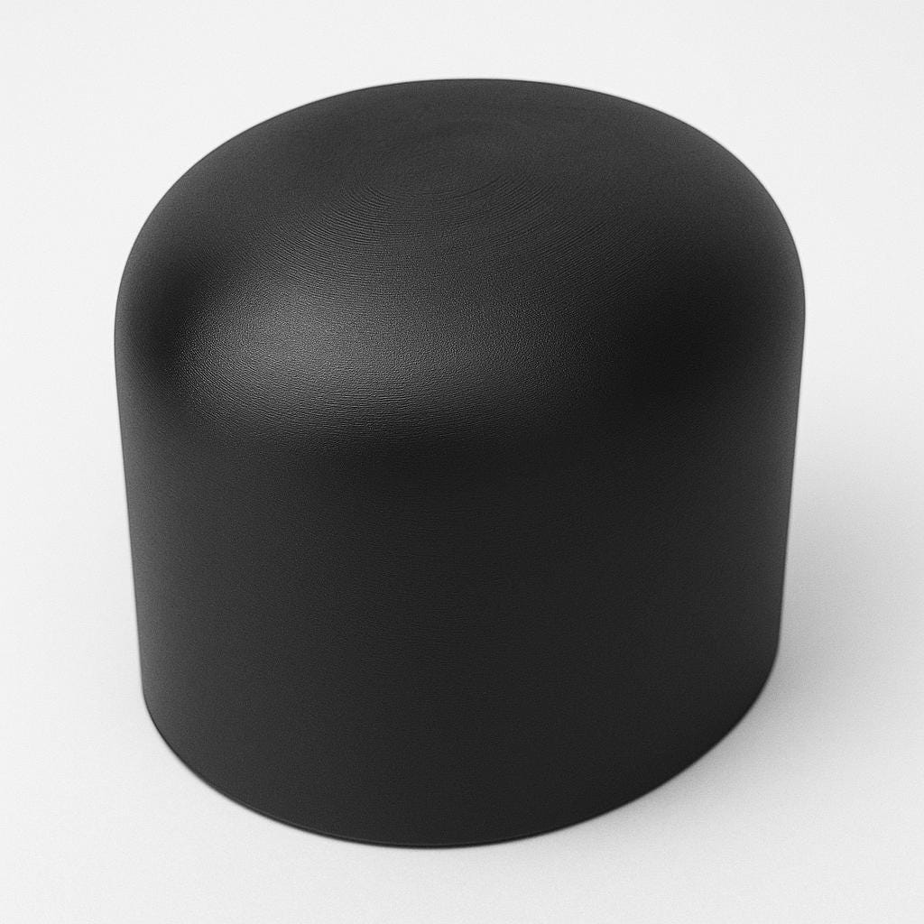 Open Crown  style 52 Hat Block  for hat maker all 3d printed all Height. All size 55-62