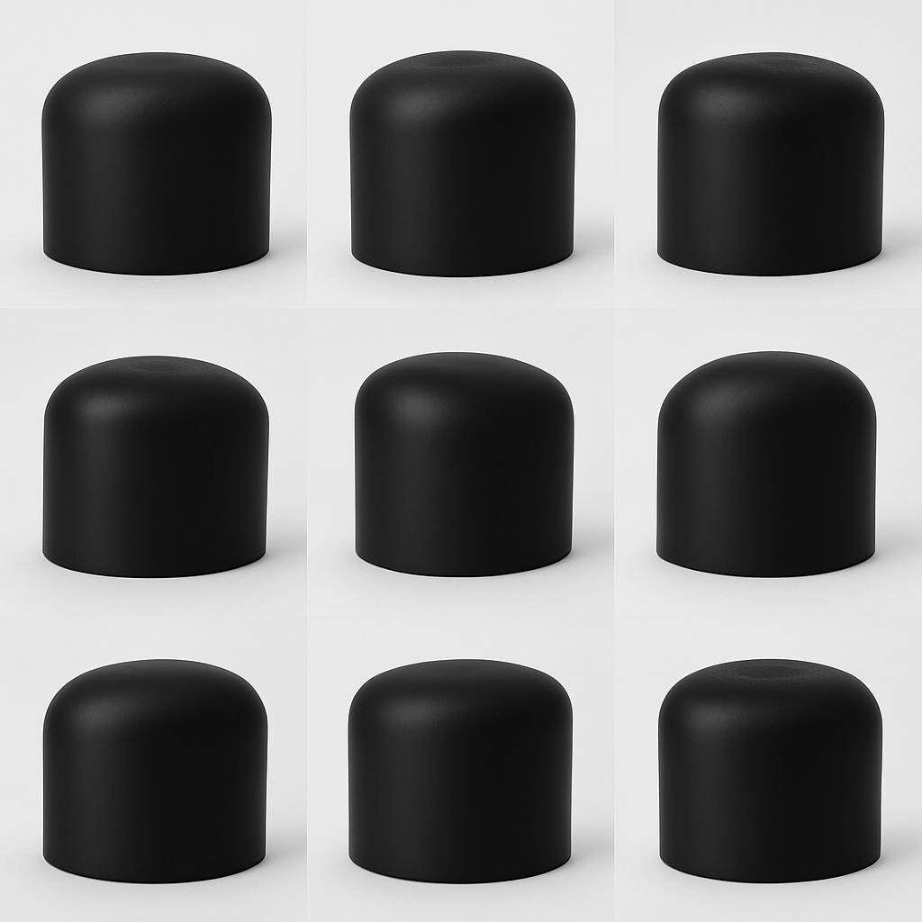 Open Crown  style 52 Hat Block  for hat maker all 3d printed all Height. All size 55-62