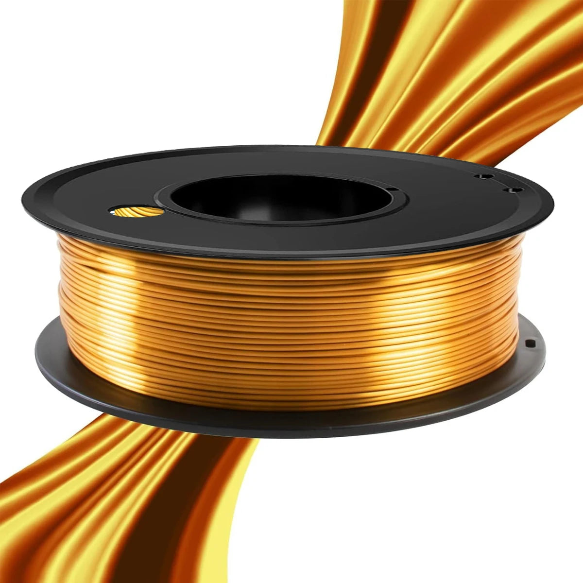 250g/500g/1Kg PLA Silk Gold 3D Printer Filament 1.75mm 3D Printer Material pla gold silk Filament Wire Vacuum Packaging