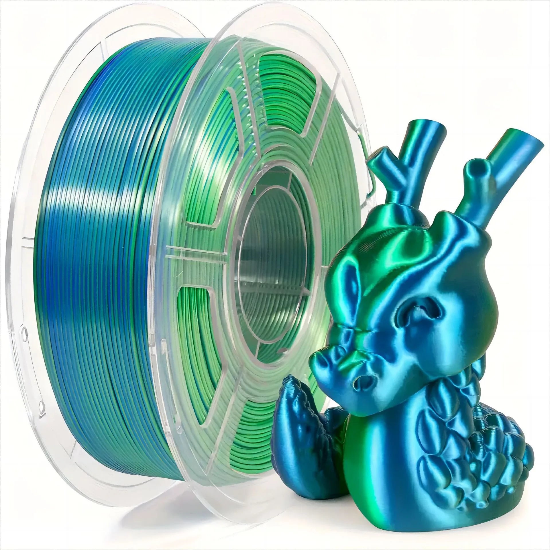 1kg 3D printer silk filament 1.75mm multi-color silk texture smooth gradient effect PLA material FDM printer consumables