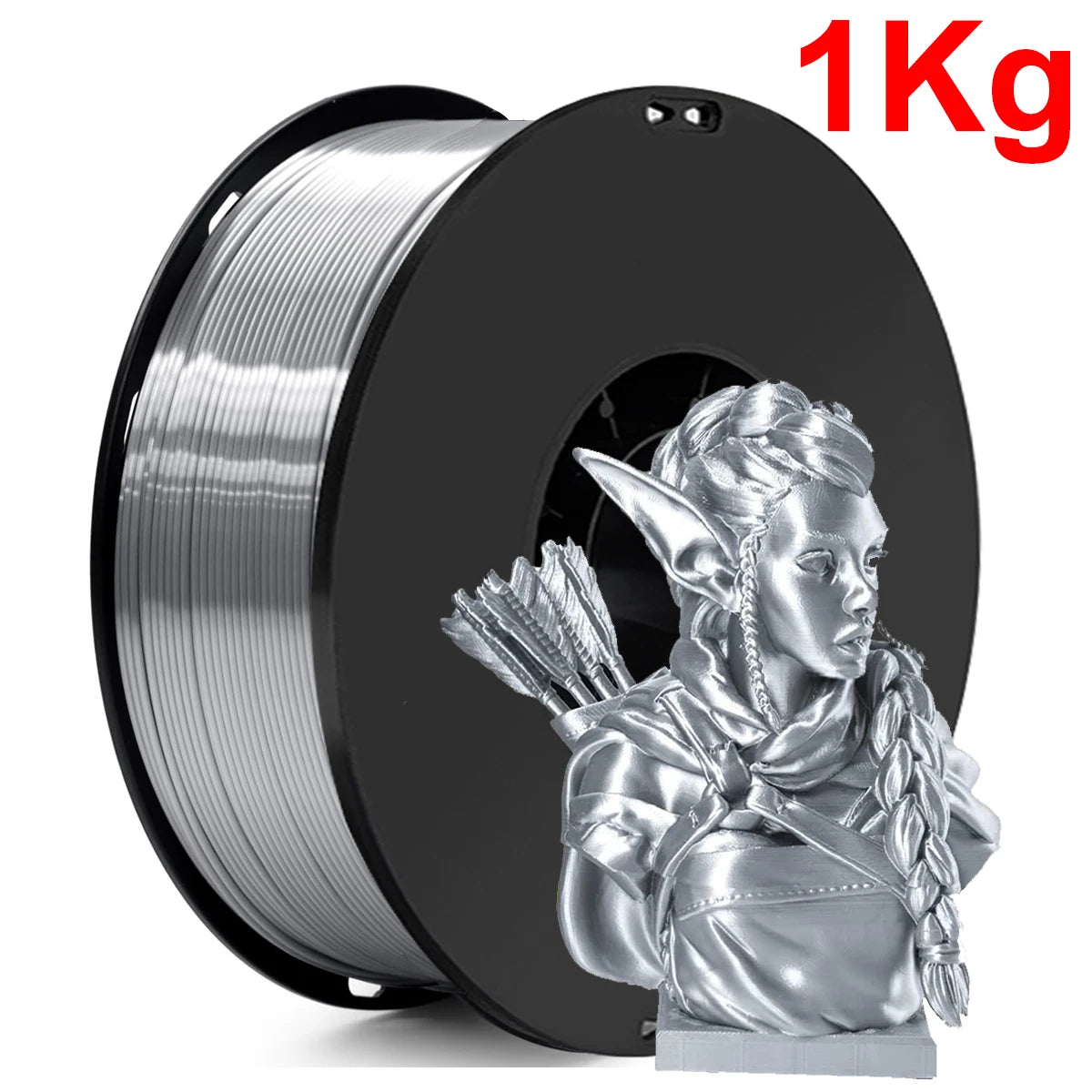 250g 1Kg Silk Copper 3D Printer Filament PLA 1.75mm Silk Gold PLA 3D Printing Material Shiny silk Silver blue pla 0.25Kg