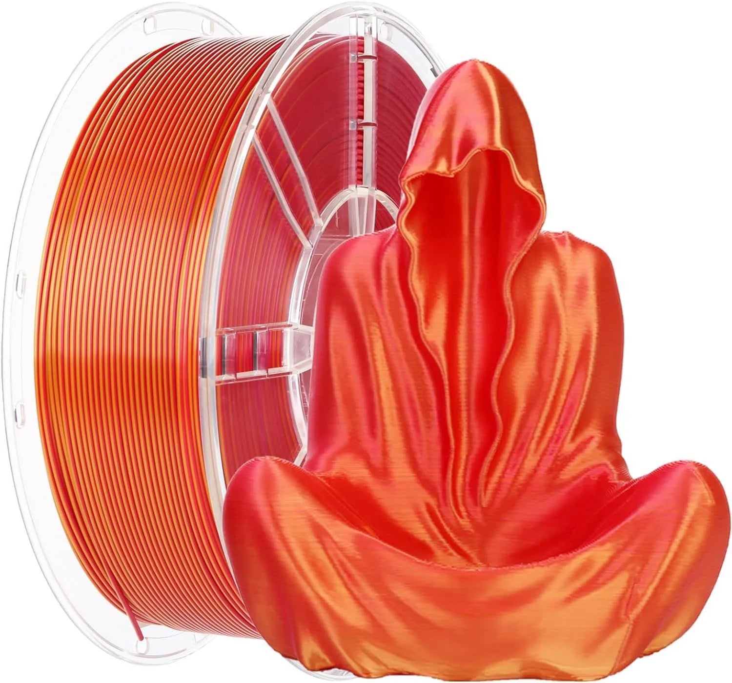 1kg 3D printer silk filament 1.75mm multi-color silk texture smooth gradient effect PLA material FDM printer consumables