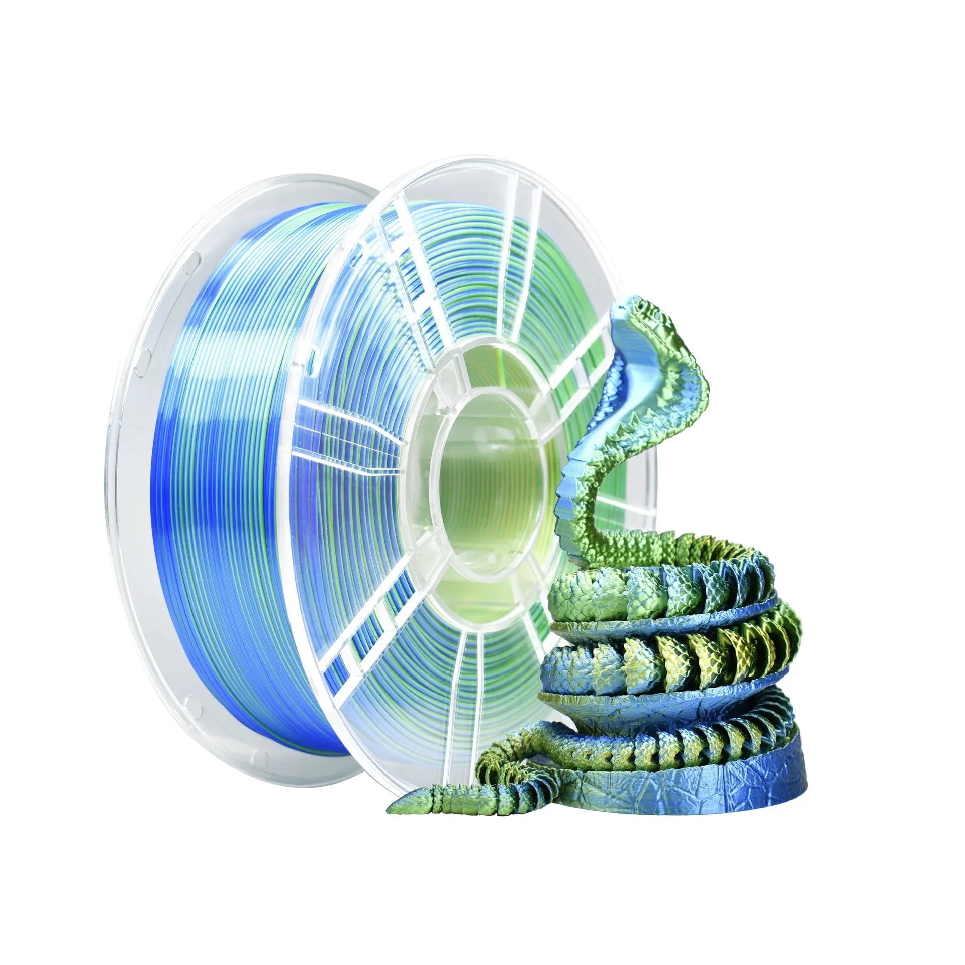 1kg 3D printer silk filament 1.75mm multi-color silk texture smooth gradient effect PLA material FDM printer consumables